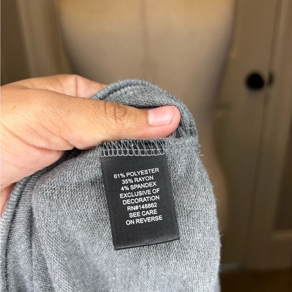 Torrid Gray Relaxed Fit Dolman Top - Picture 5 of 7